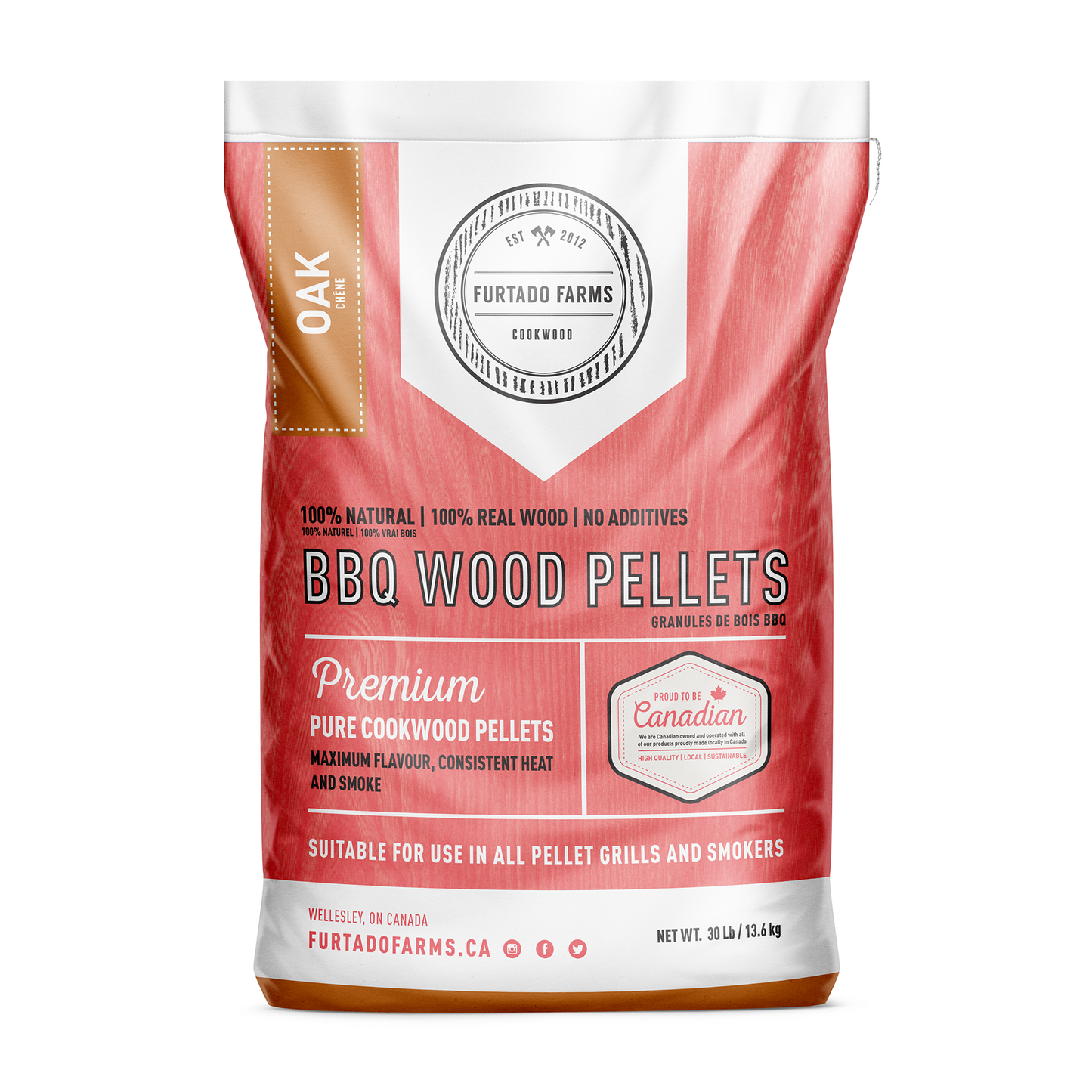 BBQ Wood Pellets - Oak