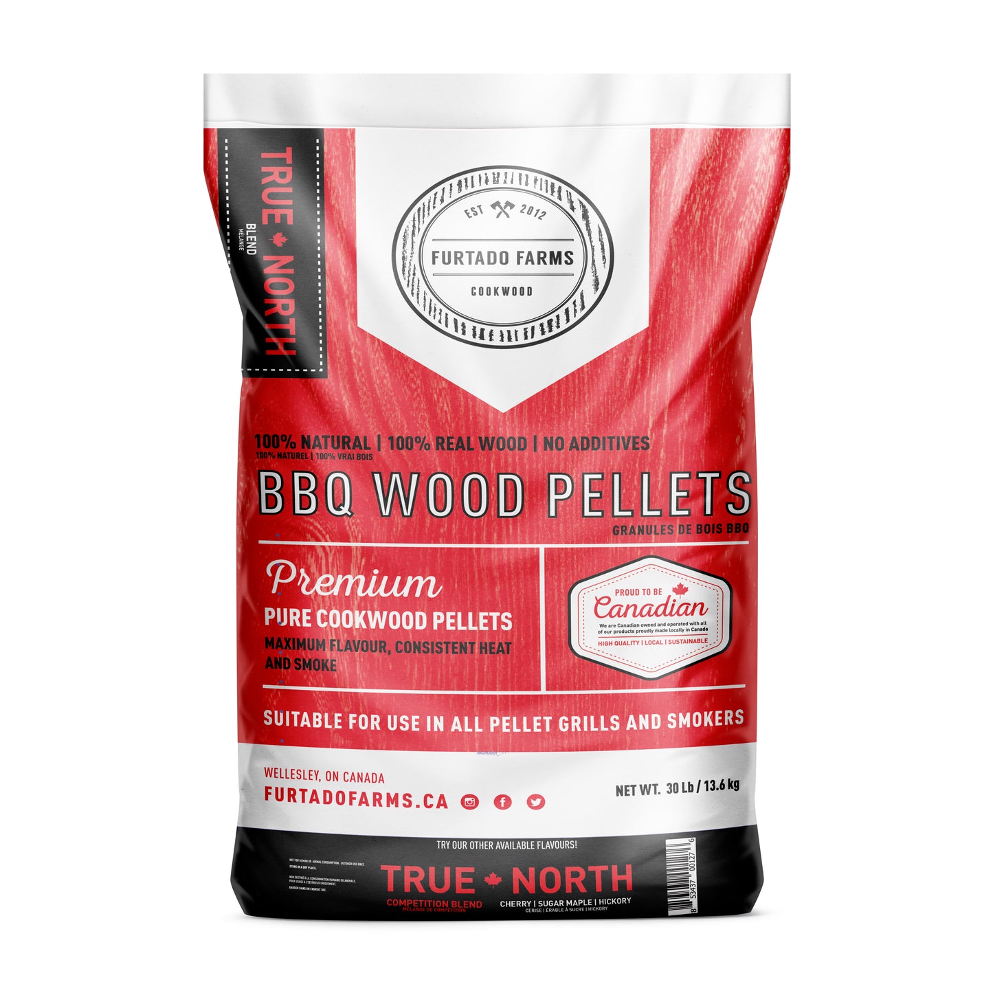 BBQ Wood Pellets - True North